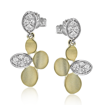 14kt Petal Earrings | ZE711