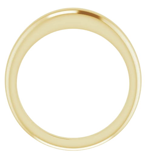 14K Yellow 4 mm Petite Dome Ring| RIG0015