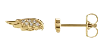 Angel Wing Studs| 86909