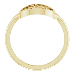 14K Family Tree Ring MOUNTING