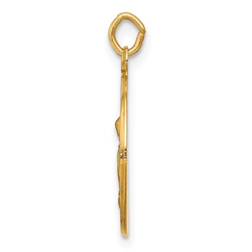 14k Saint Anne Medal Charm