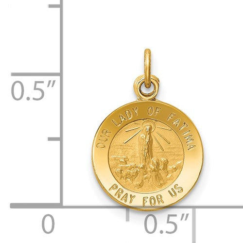 14k Our Lady of Fatima Medal | XR664