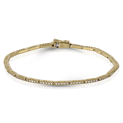 Zb103 Bracelet 14k Gold White