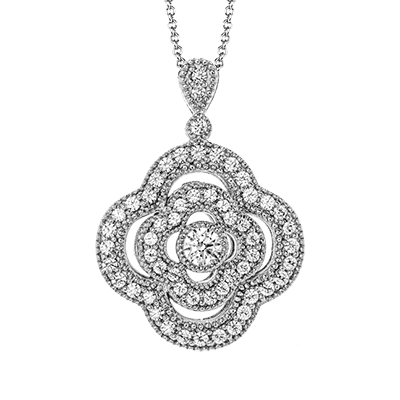 Zp111 Pendant 14k Gold White