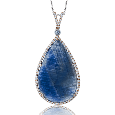 Zp666 Color Pendant 14k Gold White