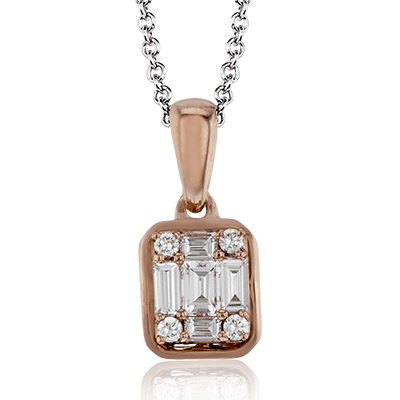 Zp817 Pendant 14k Gold White