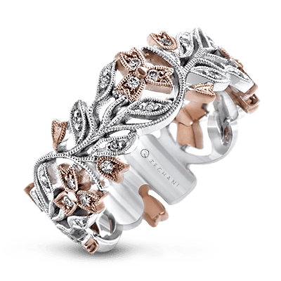 Zr1023-a Right Hand Ring 14k Gold White