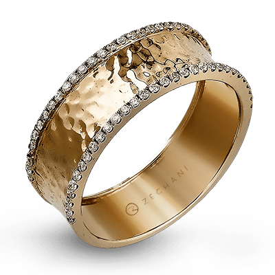 Zr431 Right Hand Ring 14k Gold White
