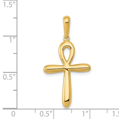 14k Ankh Cross