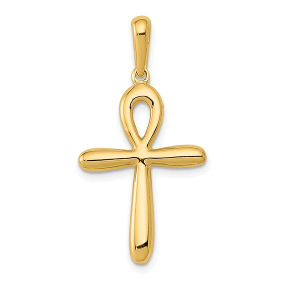 14k Ankh Cross