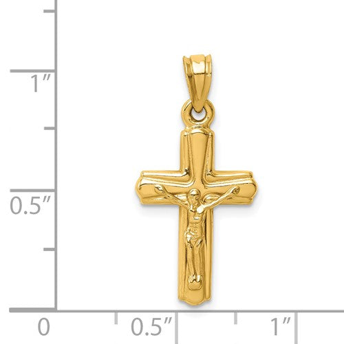 14K Reversible Crucifix | K6297